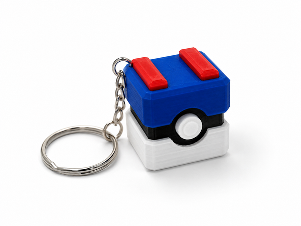 Masterball-Inspired Decorative Keychain | Gaming Accessory