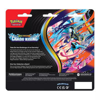 Pokémon Trading Card Game: Mega Evolution Chaos Rising Three-Booster Blister