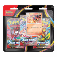 Pokémon Trading Card Game: Mega Evolution Chaos Rising Three-Booster Blister