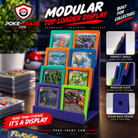 Poke-Trade Modular 8-Card Top Loader Display