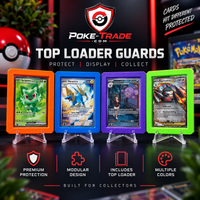 Poke-Trade Modular Top Loader Guard | Protective TCG Card Frame + Top Loader